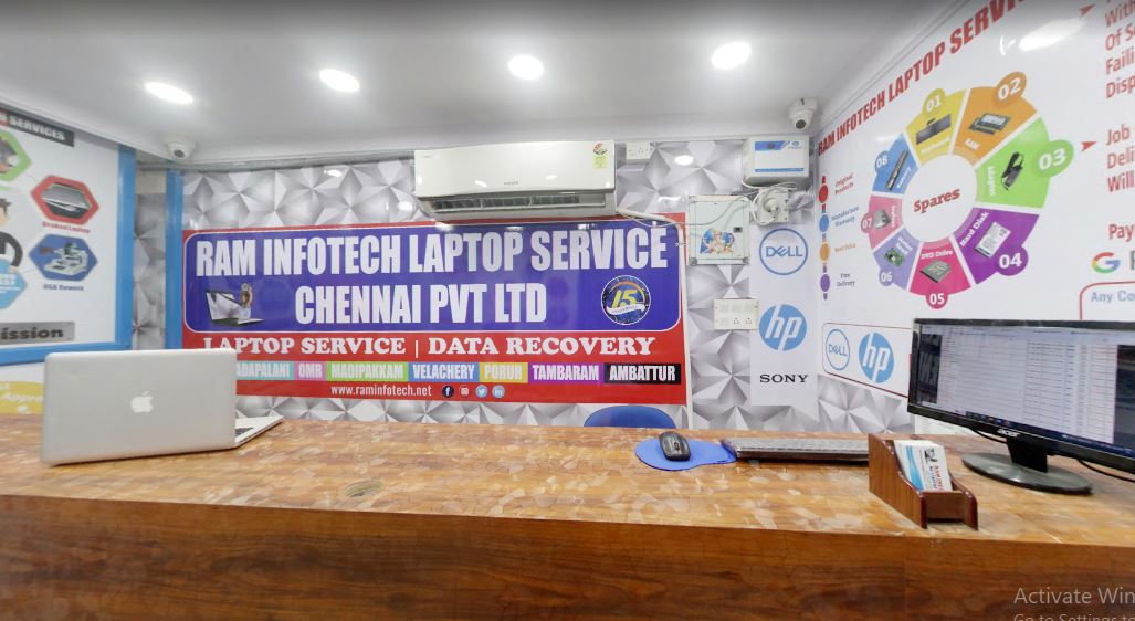 raminfotech laptop service center chennai